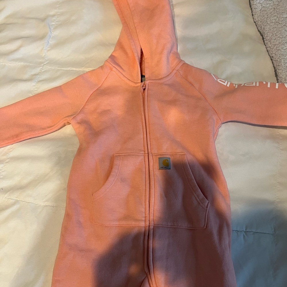Bay girl carhartt winter onesie